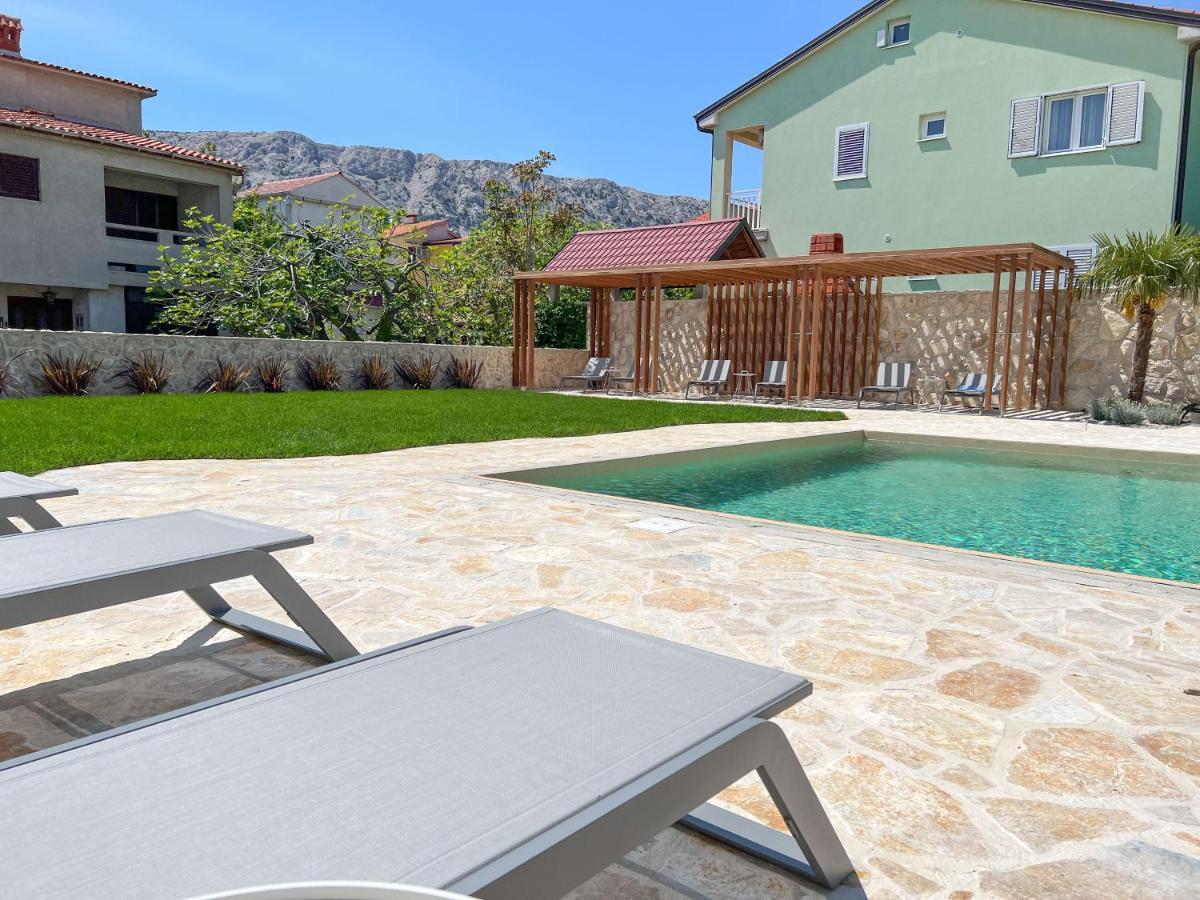 Apartment Baska Mit Poolarea - Krk, Kroatien 외부 사진