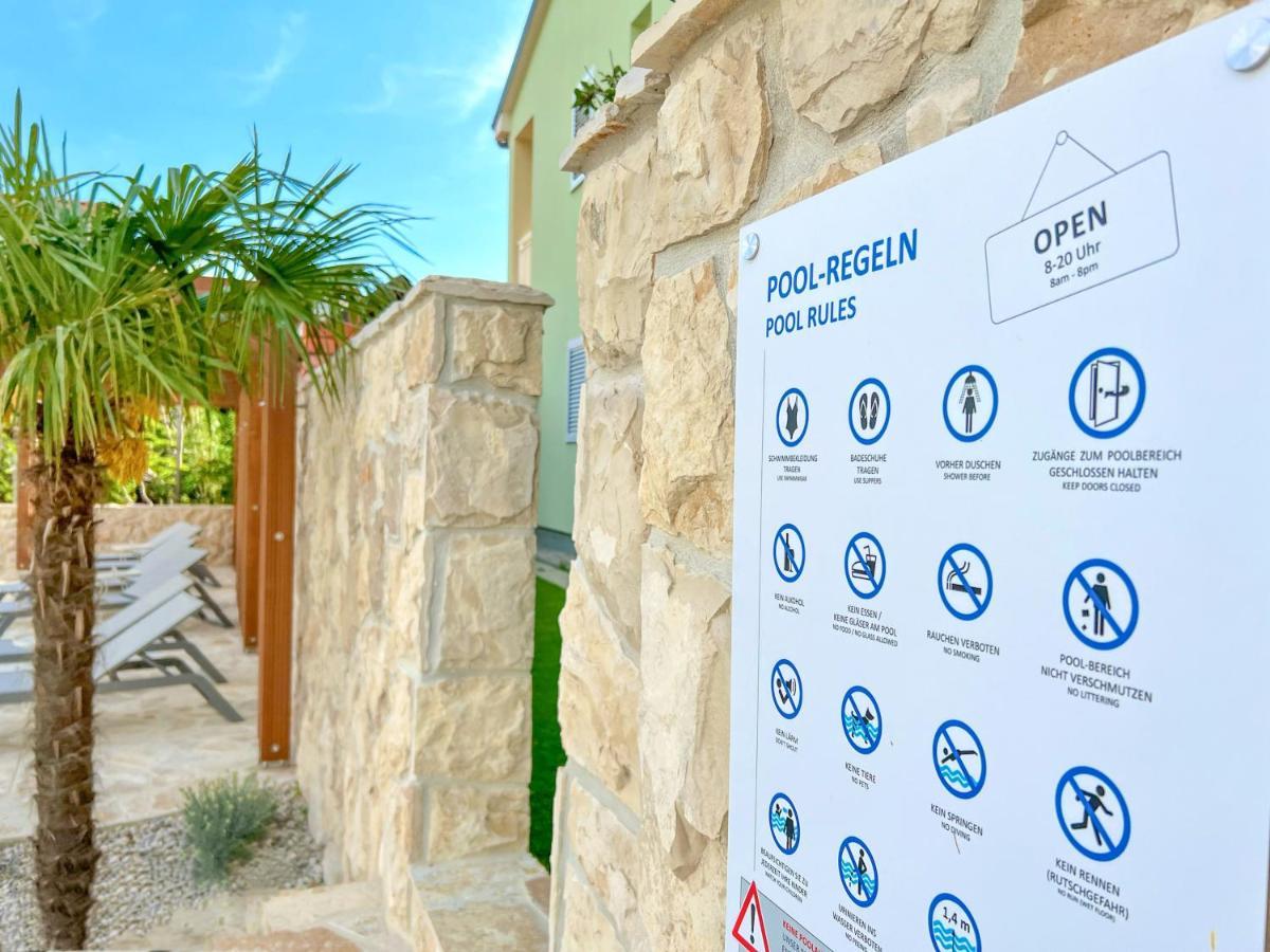 Apartment Baska Mit Poolarea - Krk, Kroatien 외부 사진
