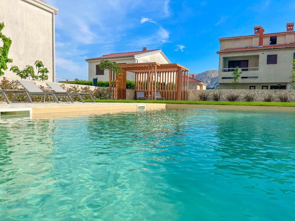 Apartment Baska Mit Poolarea - Krk, Kroatien 외부 사진
