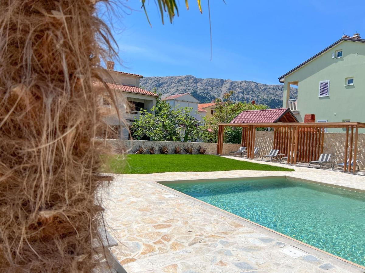 Apartment Baska Mit Poolarea - Krk, Kroatien 외부 사진