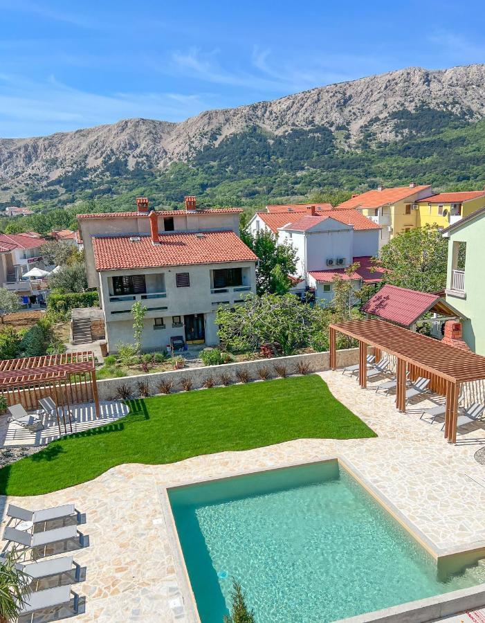 Apartment Baska Mit Poolarea - Krk, Kroatien 외부 사진