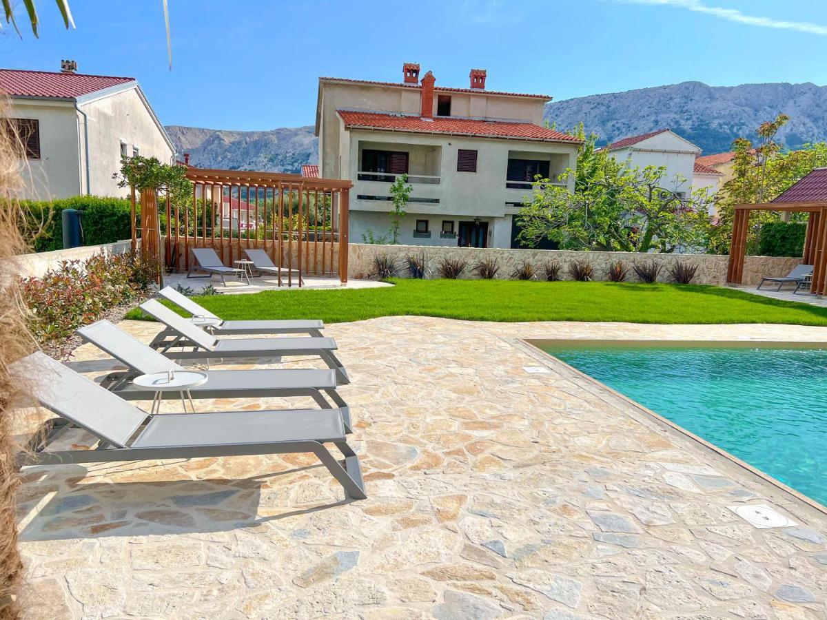 Apartment Baska Mit Poolarea - Krk, Kroatien 외부 사진