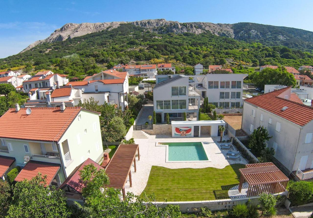 Apartment Baska Mit Poolarea - Krk, Kroatien 외부 사진