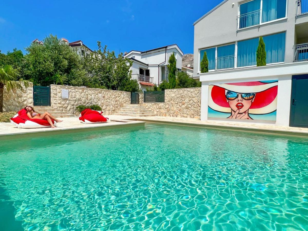 Apartment Baska Mit Poolarea - Krk, Kroatien 외부 사진